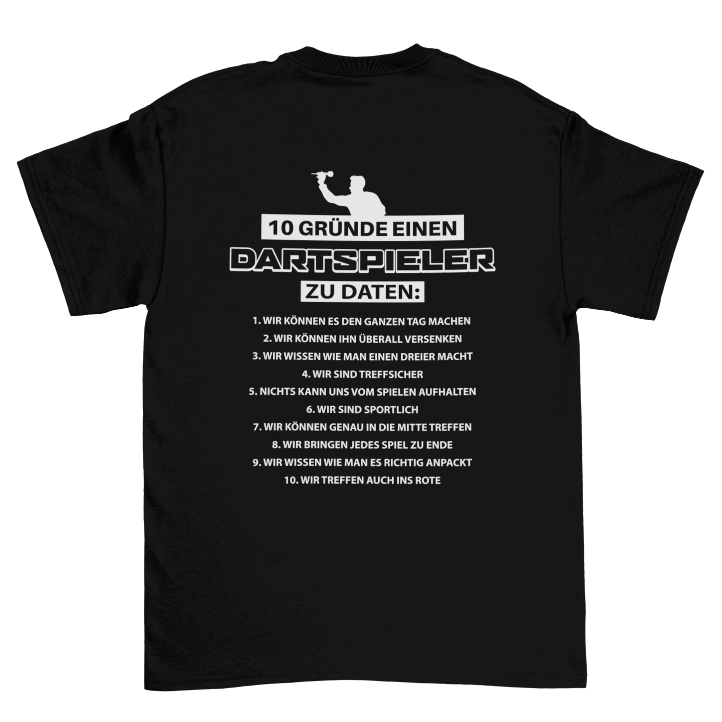 10 Gründe daten Rückenaufdruck | Shirt