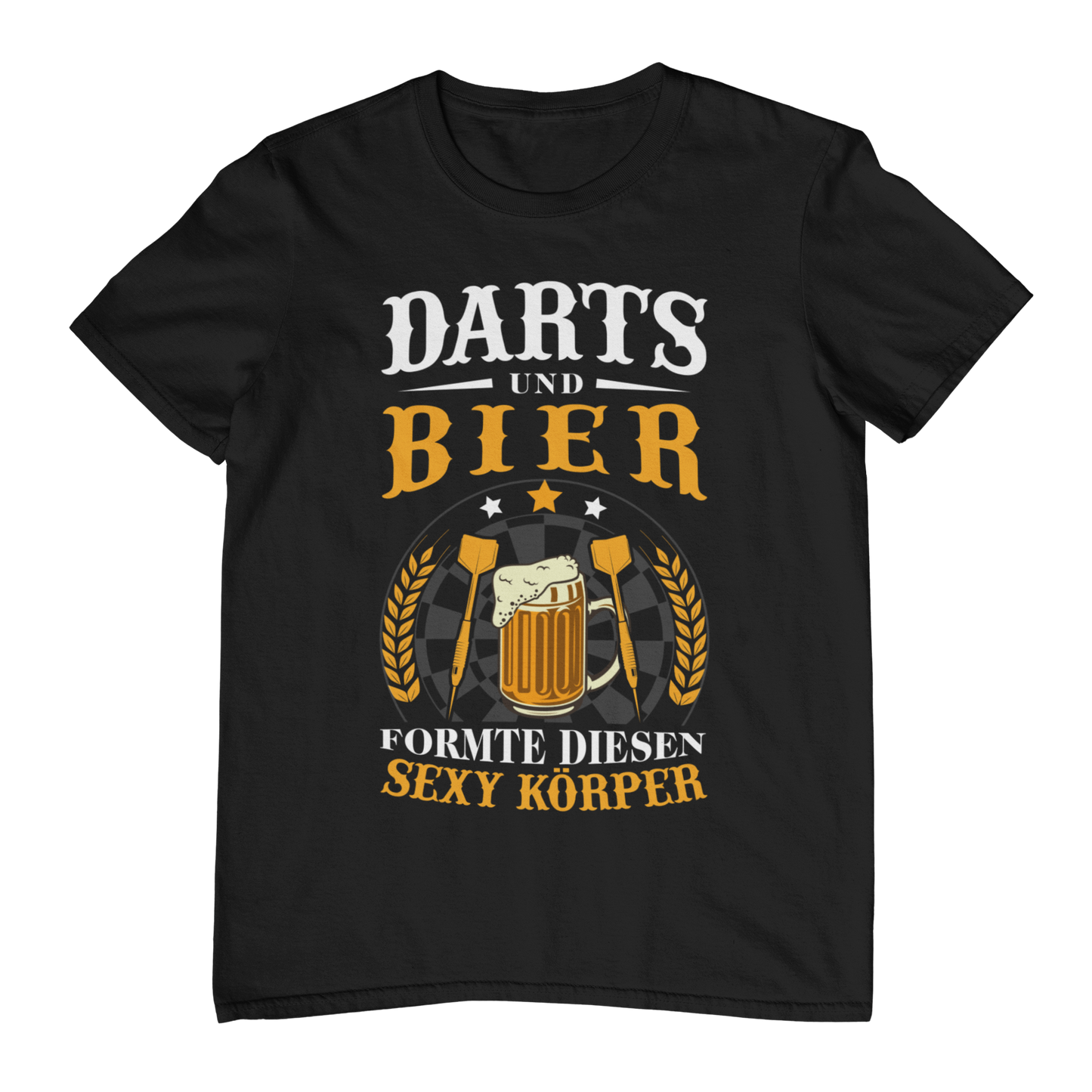 Darts & Bier formte Körper | Shirt
