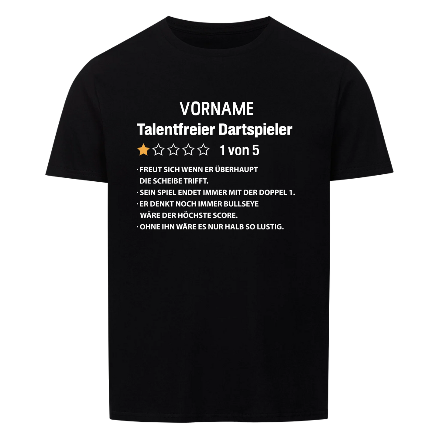 Talentfreier Dartspieler (Personalisierbar) | Shirt