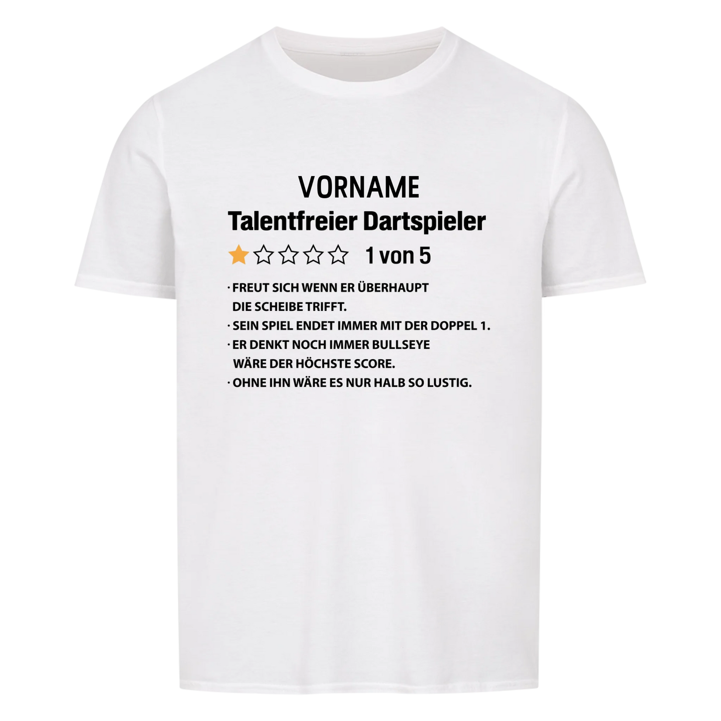 Talentfreier Dartspieler (Personalisierbar) | Shirt