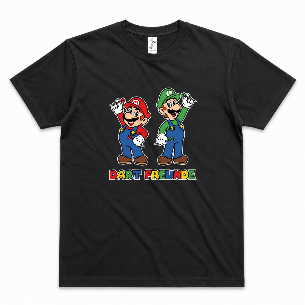 Dart Freunde | Shirt — Schwarz