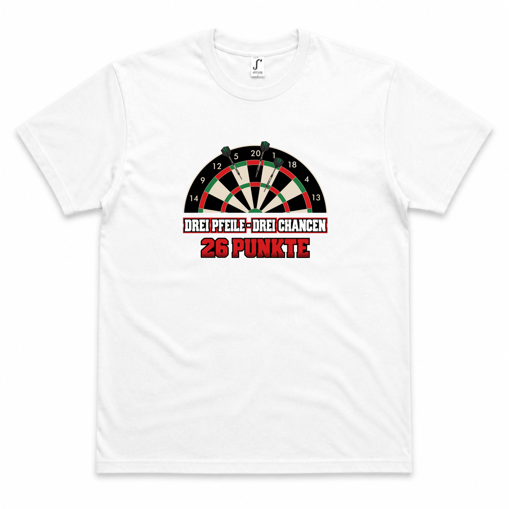 Drei Chancen Drei Pfeile | Shirt — Weiß