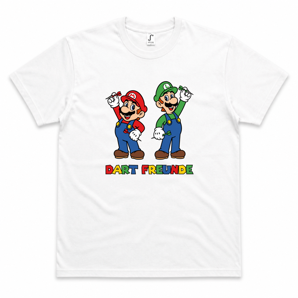 Dart Freunde | Shirt — Weiß