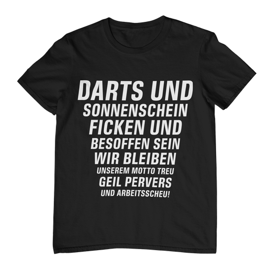 Darts Ficken Besoffen - Shirt
